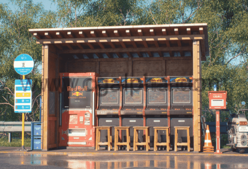 【UE4】夏日街口 Summer Riding 2 – 项目文件