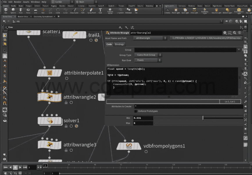 【中文字幕】Houdini教程 – Houdini FX中的数学艺术 Math for FX Artists using Houdini