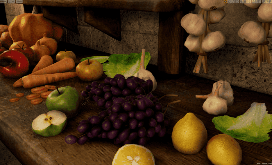 【UE4】中世纪风格水果和蔬菜 Medieval Fruits And Vegetables