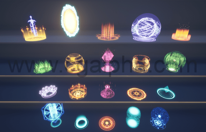 【UE4】魔法传送门素材 Magic Circle Creator