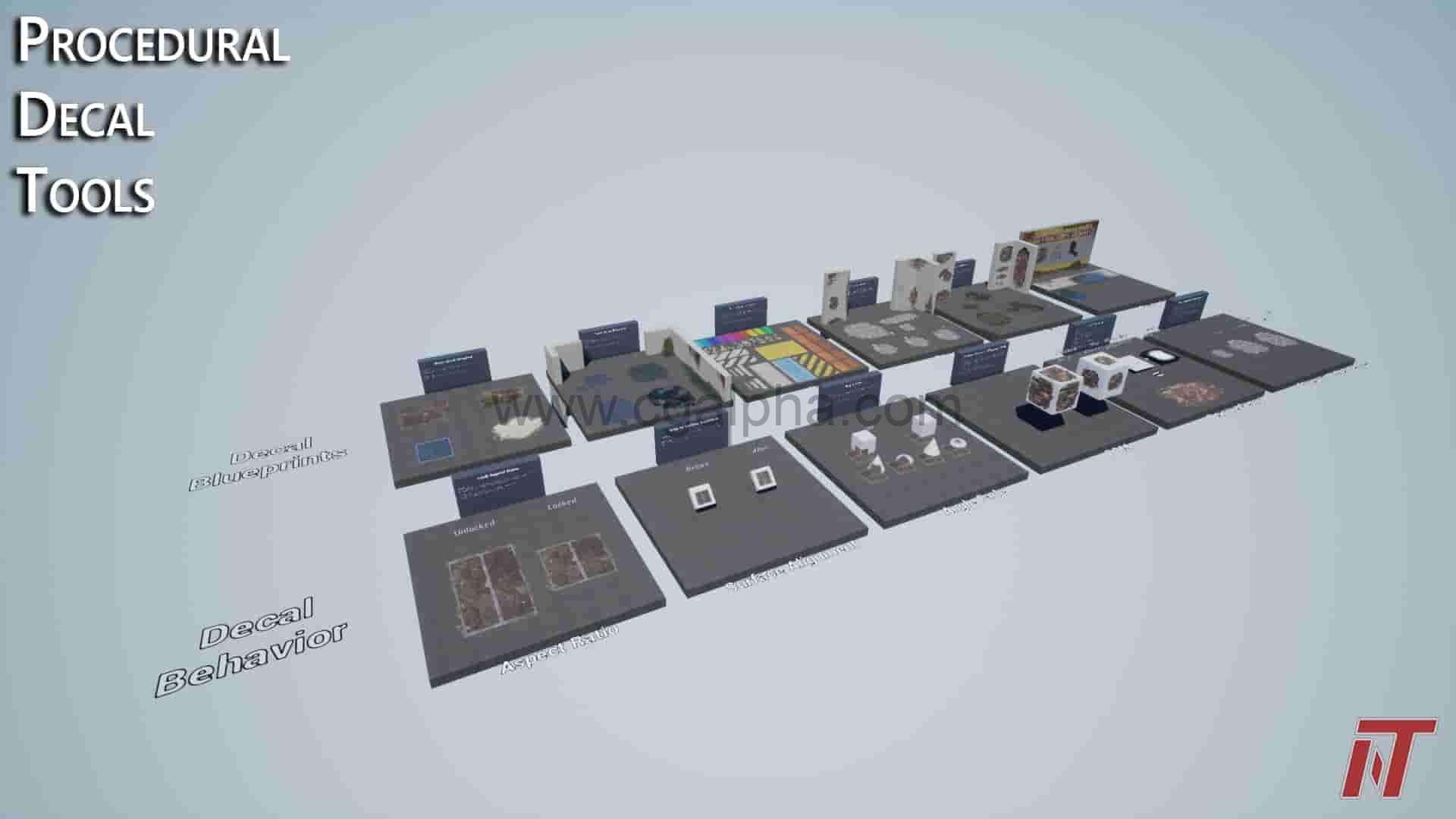 UE4插件 – 程序贴图制作工具 Procedural Decal Tools