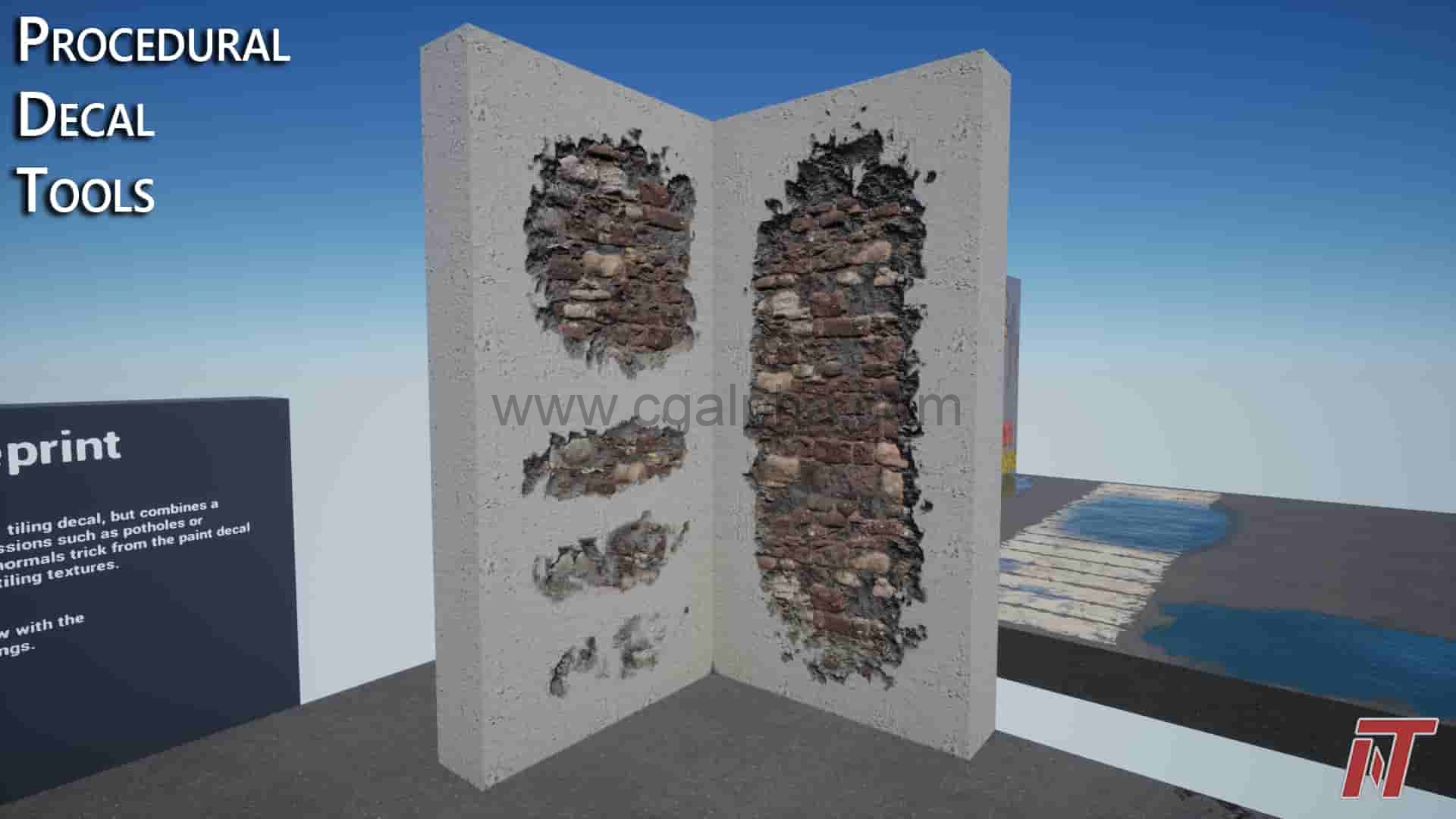 UE4插件 – 程序贴图制作工具 Procedural Decal Tools