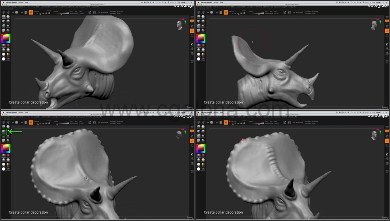 【中文字幕】Zbrush教程 – 3D打印 ZBrushCoreMini 3D建模教程