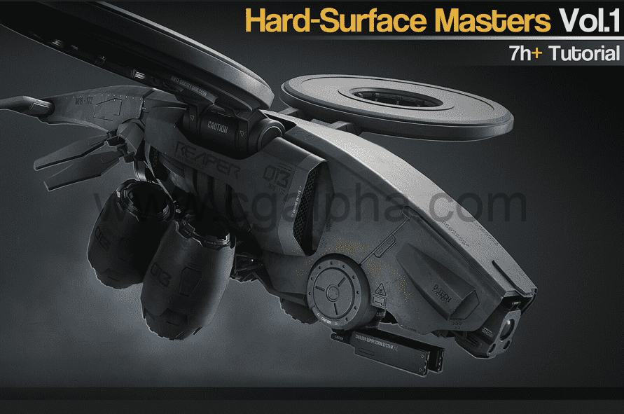 【中文字幕】Modo – 无人机硬表面建模 HardSurface Masters Vol.1