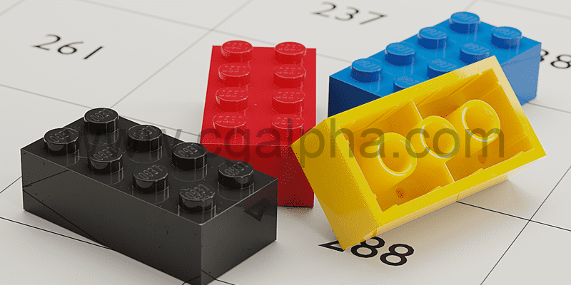 Blender插件 – 塑料乐高材质插件 Abs Plastic Lego Materials 3.0（Cycles + Eevee！）