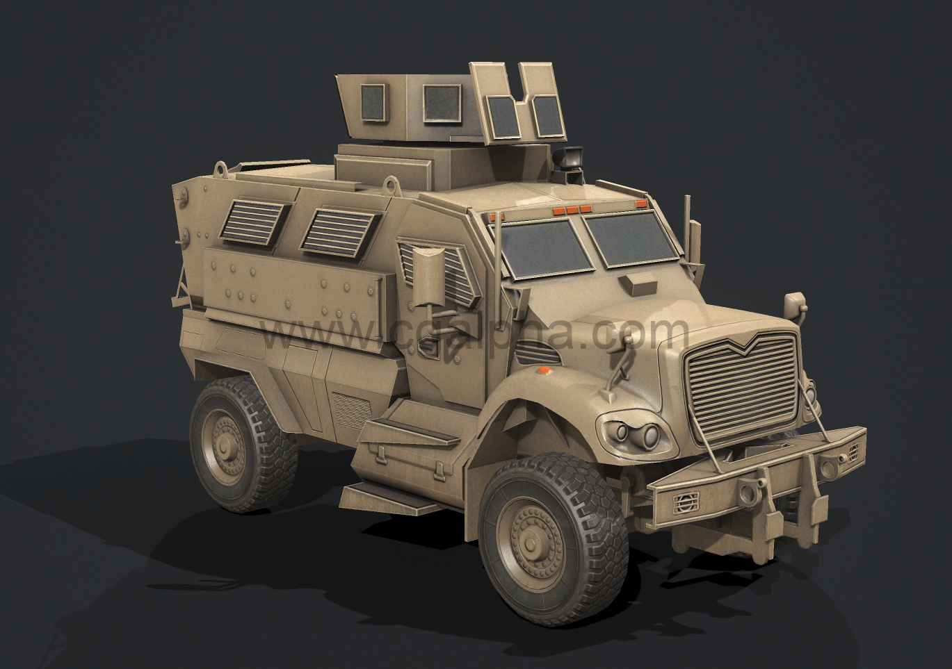 军用吉普车3D模型