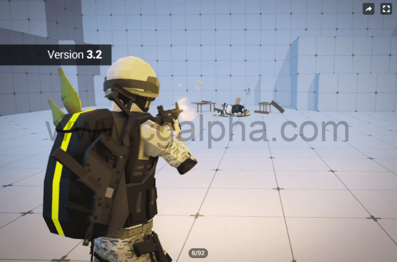 Unity – 低多边形FPS游戏开发资源包 Low Poly FPS Pack