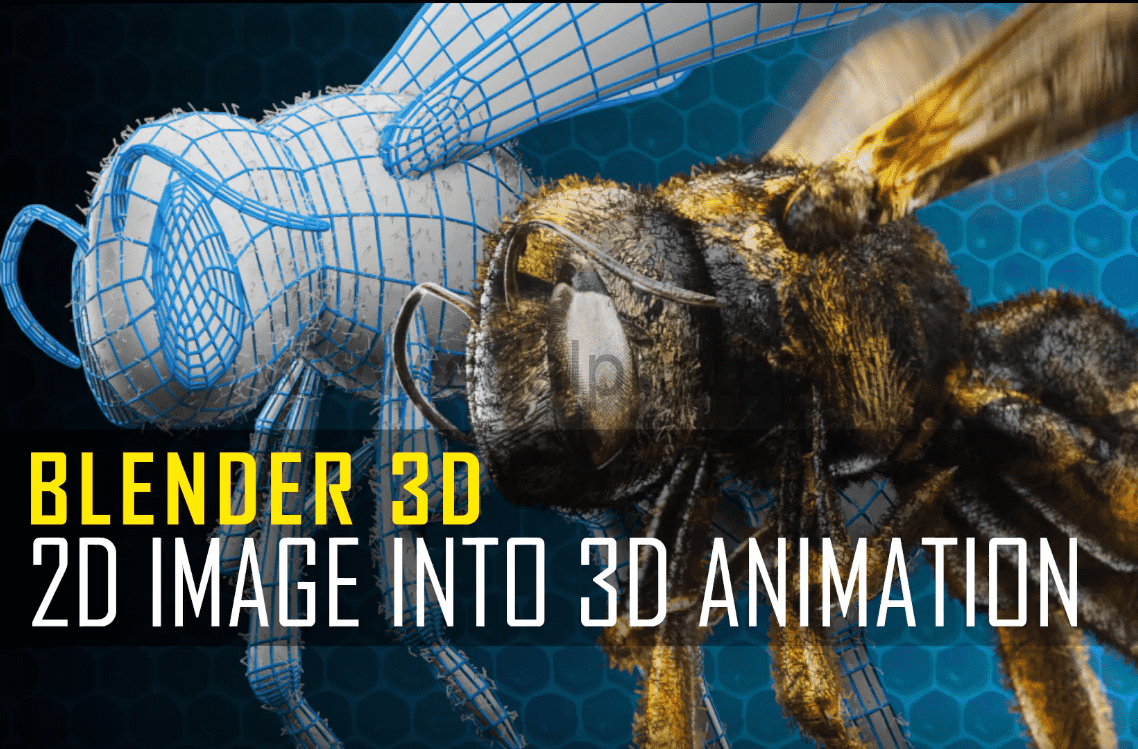 【中文字幕】Blender – 2D照片转换成3D动画 2D Photo Into 3D Animation