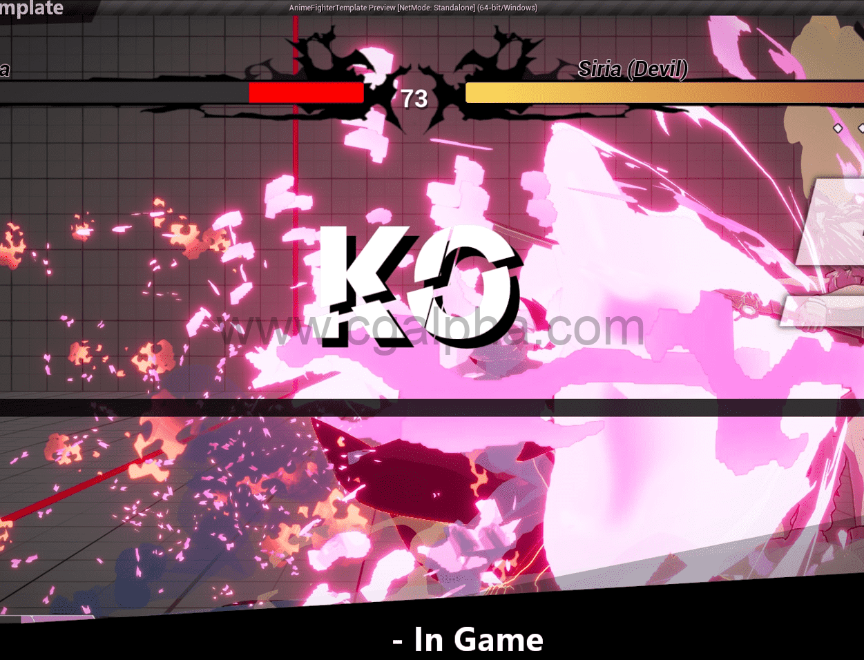 【UE4】动漫格斗系统模板 1.1Anime Fighter Template