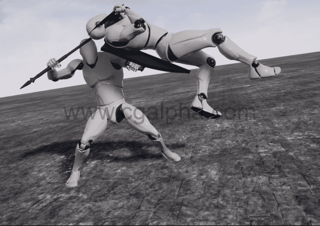 UE4插件 – 战斗系统保护者动画资产 Protector