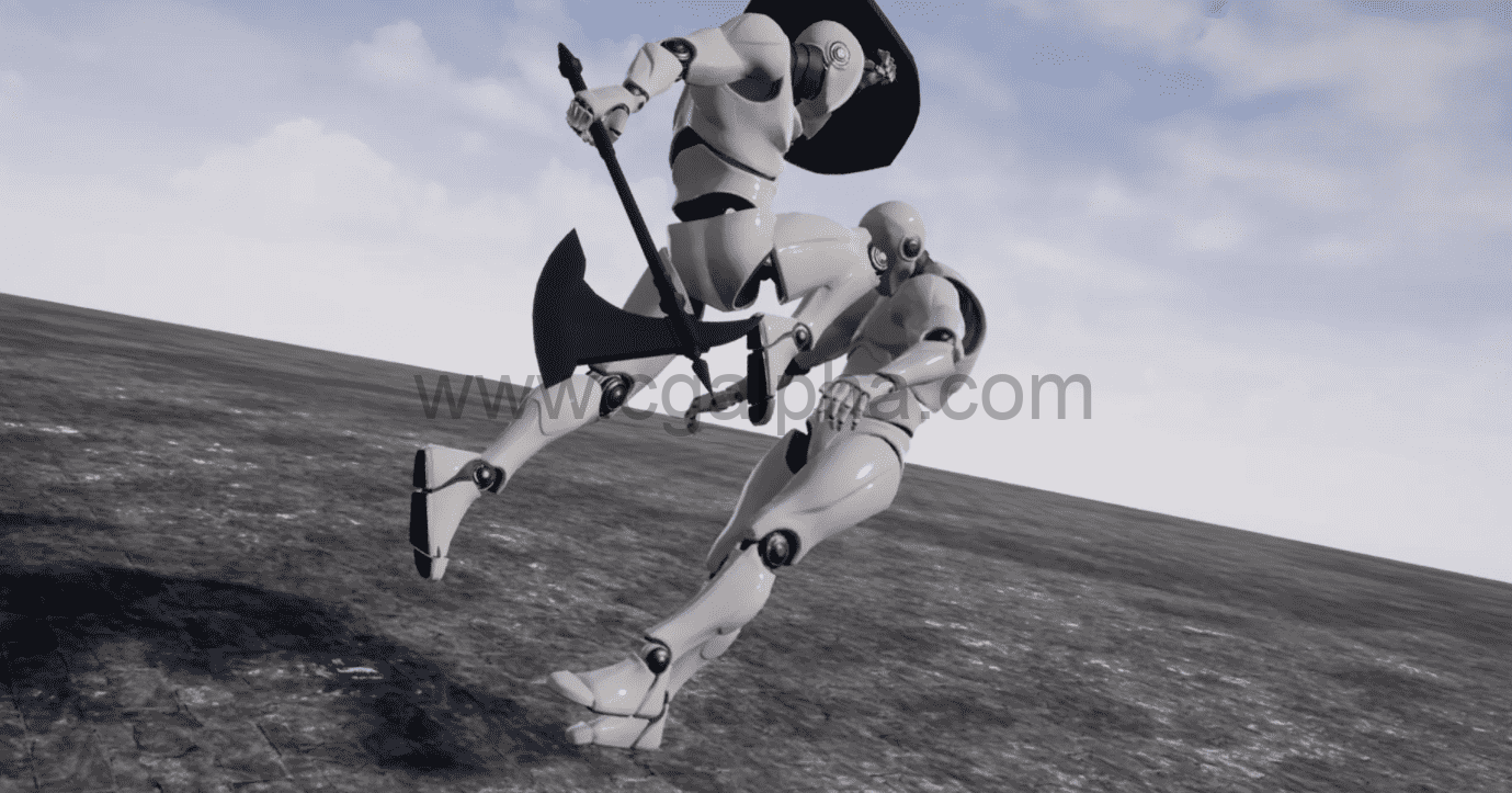 UE4插件 – 战斗系统保护者动画资产 Protector