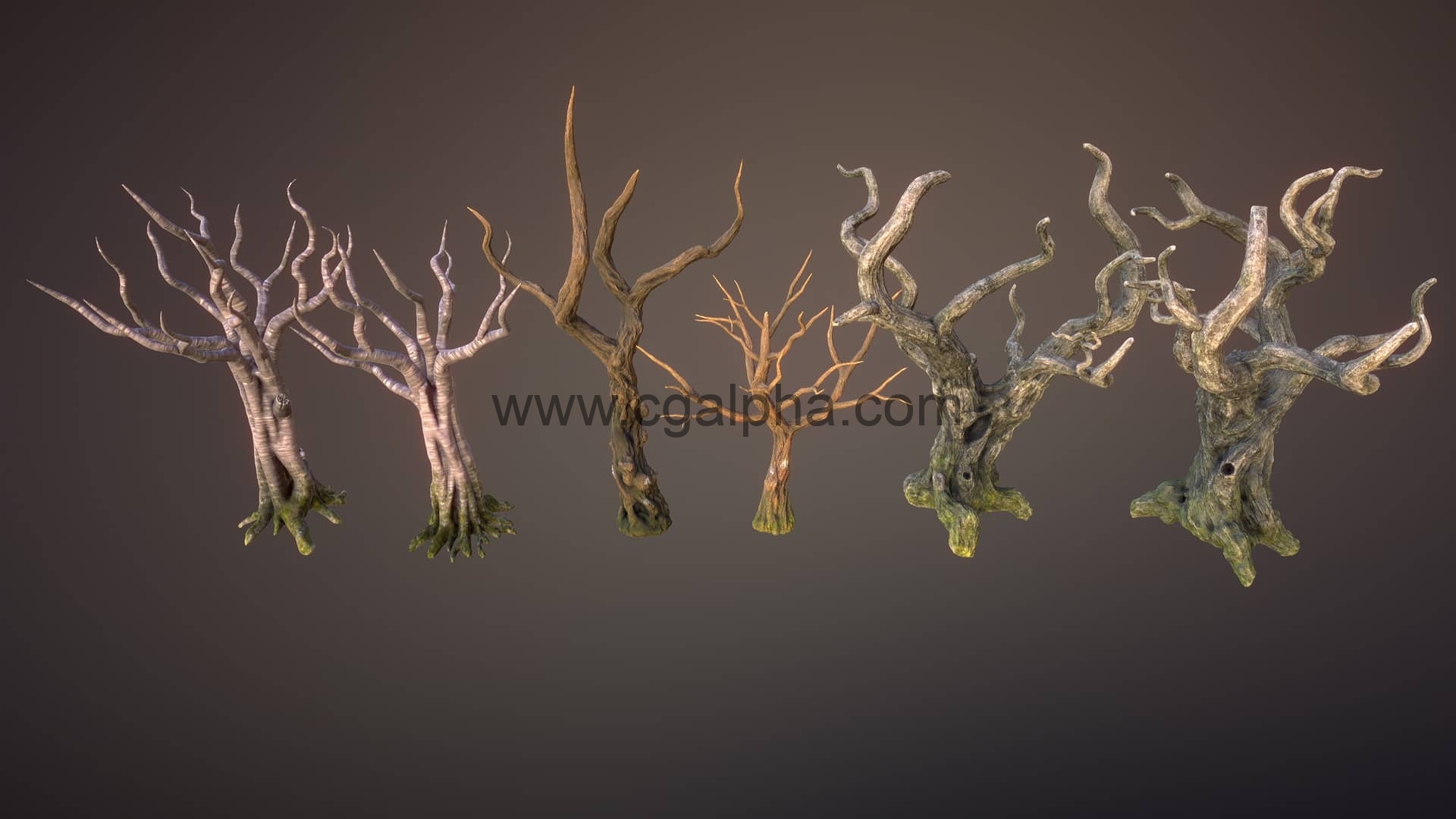 【UE4】枯树干 Dried trees