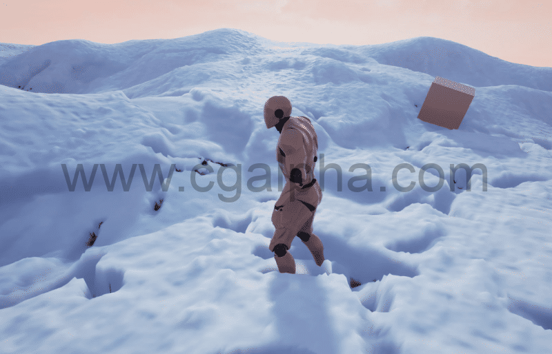 UE4插件 – 地面轨迹系统插件 Surface Trails