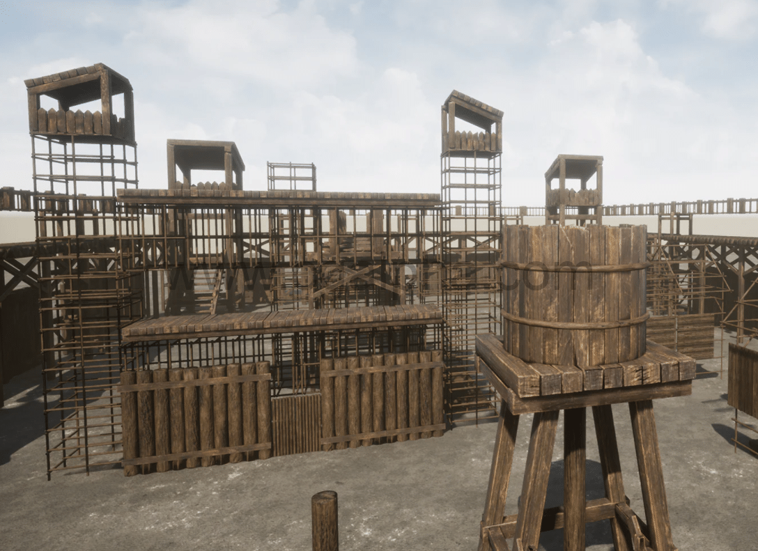 【UE4】木制结构 Wood Structures