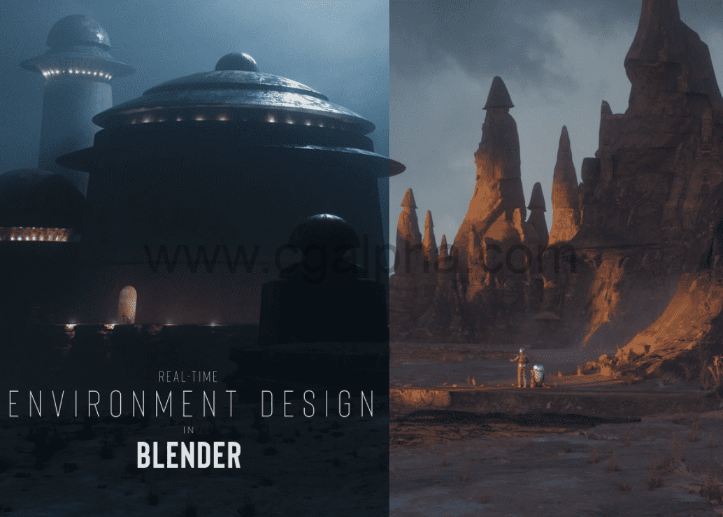 【中文字幕】Blender教程 – 实时环境设计 Real-time Environment Design in Blender