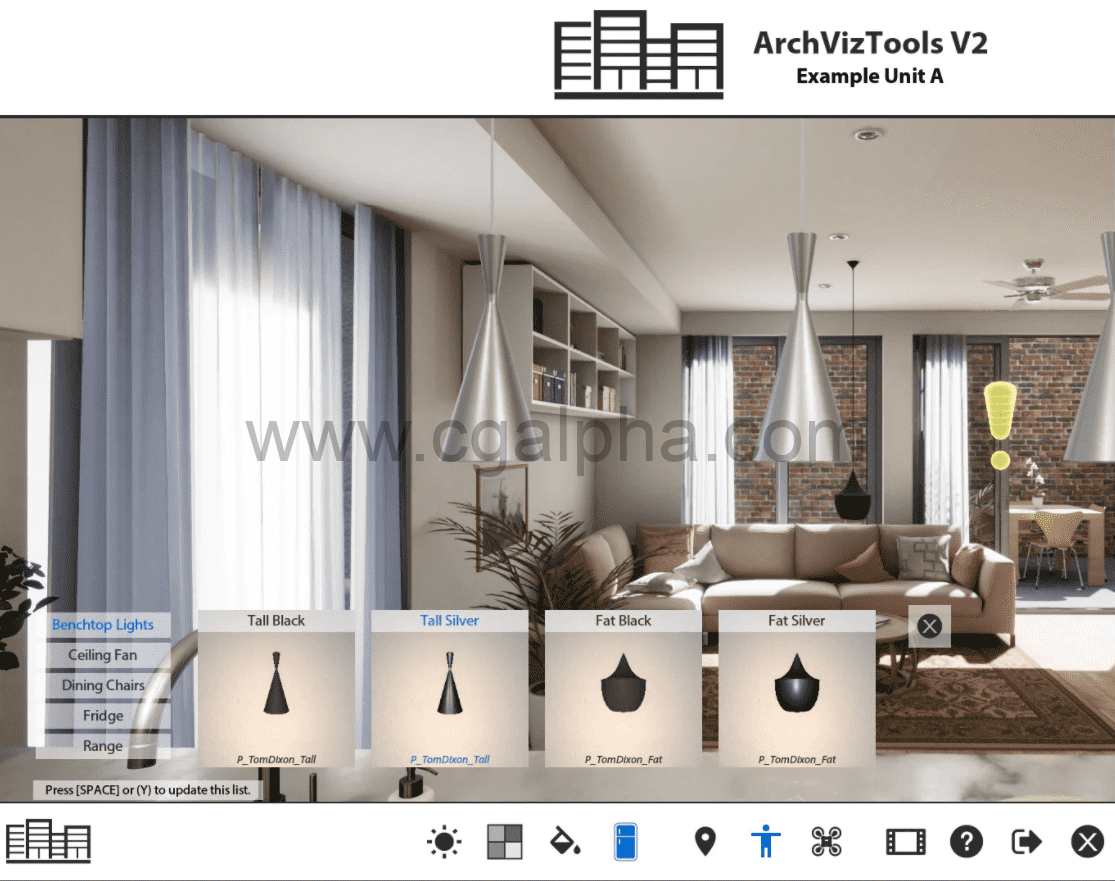 【UE4】建筑可视化创建ArchViz 交互式 UI 和工具