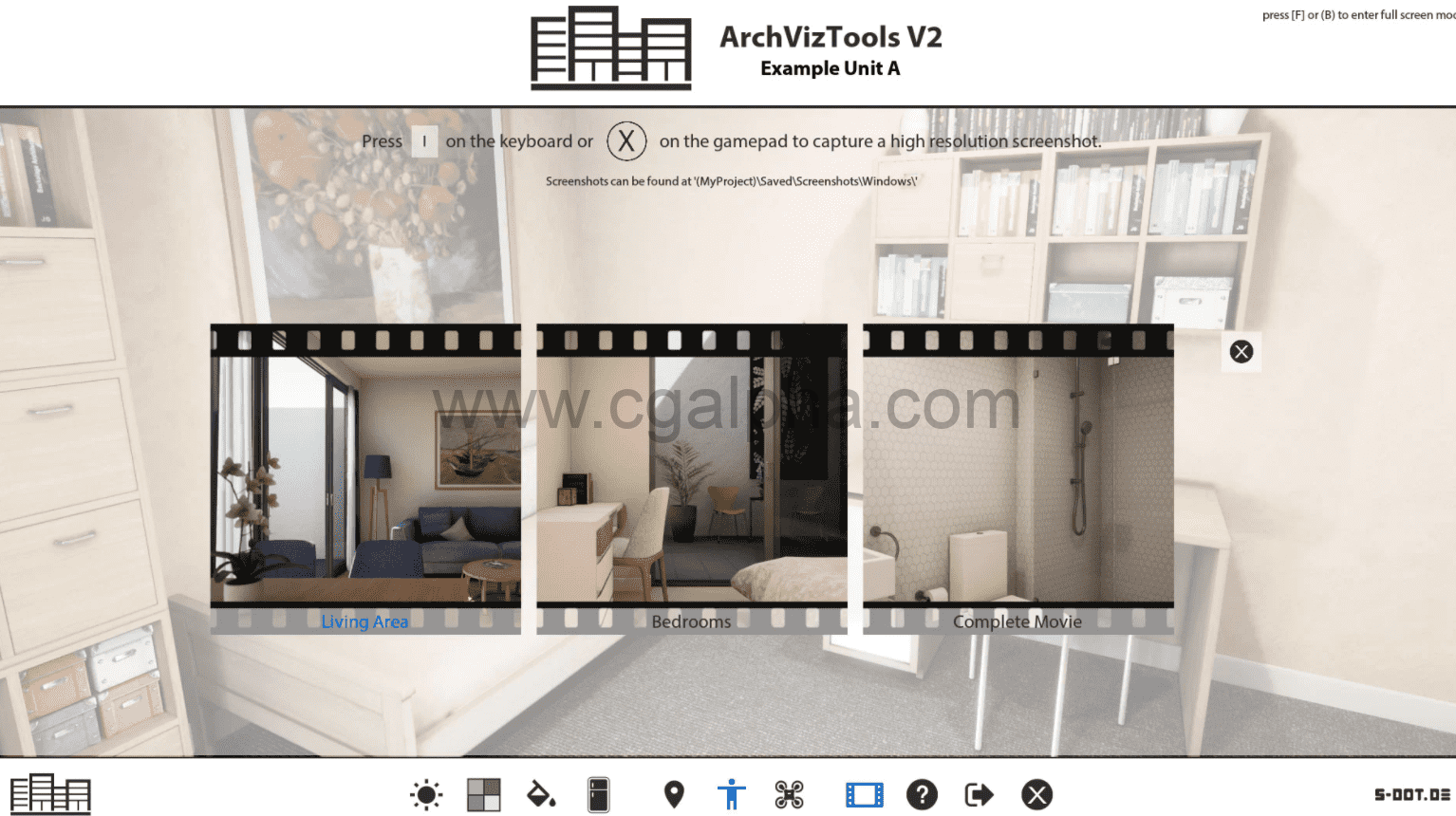 【UE4】建筑可视化创建ArchViz 交互式 UI 和工具