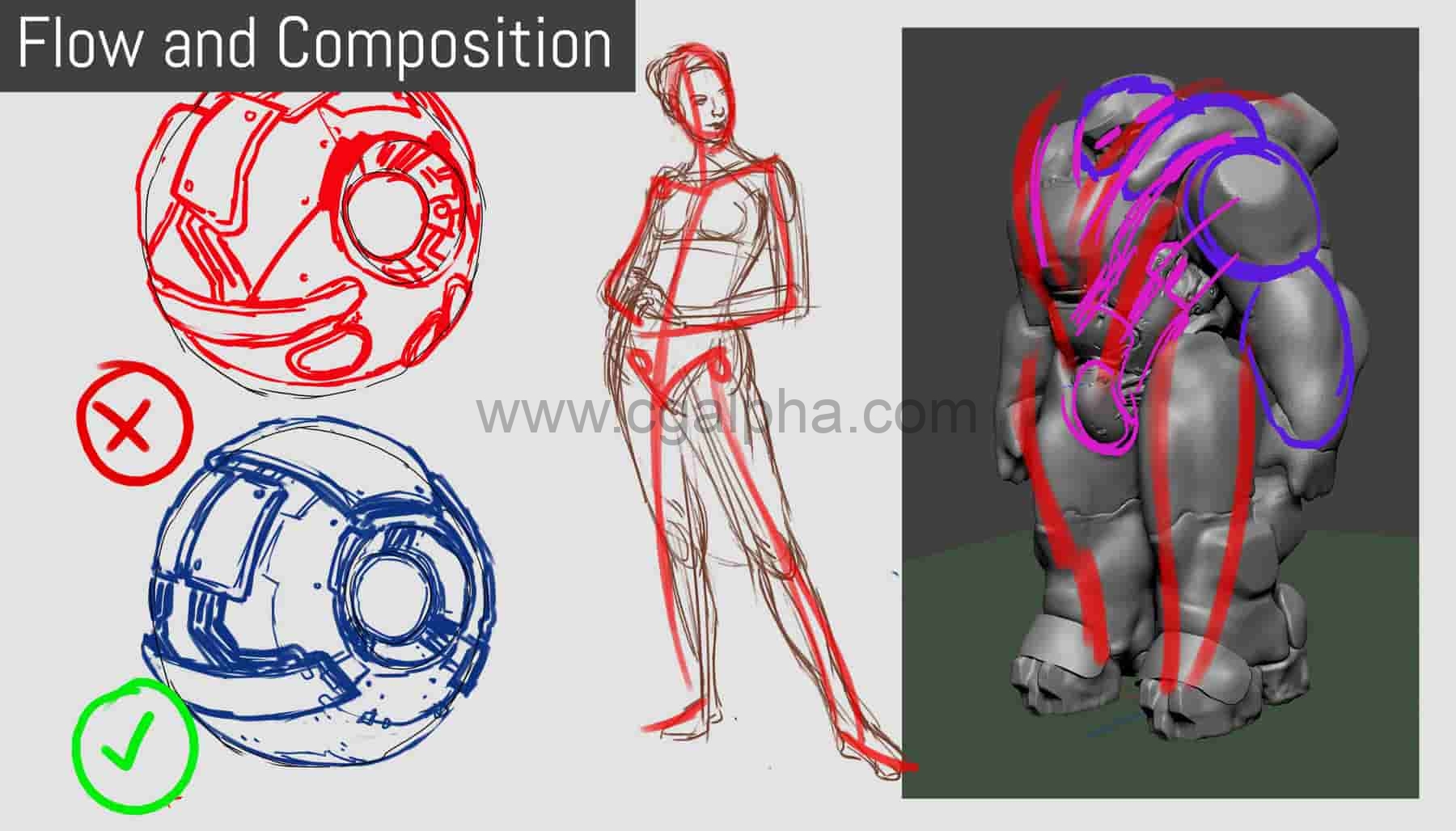 二维手绘硬表面风格指导教程 Hardsurface Designing