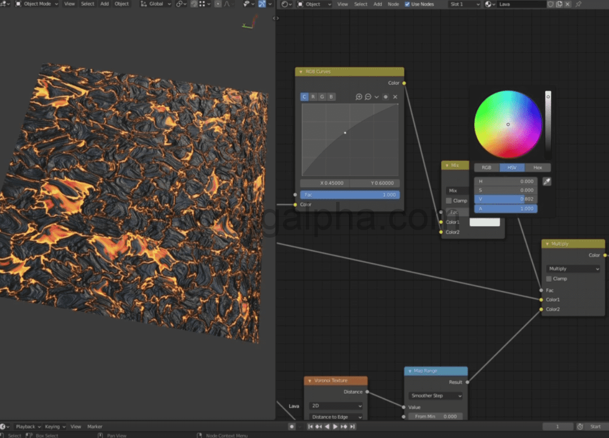 【中文字幕】Blender教程 – 程序化纹理贴图制作流程 Master Procedural Texturing