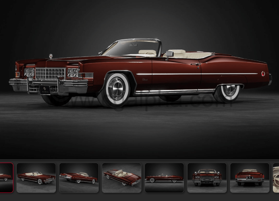 汽车3D模型1973年凯迪拉克 Eldorado