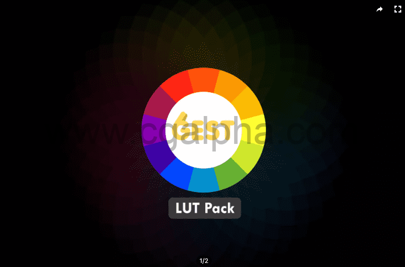 Unity插件 – 3D颜色分级插件Gest LUT Pack