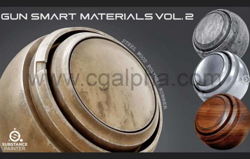 20组 Substance智能材质预设 Gun Smart Materials vol 02