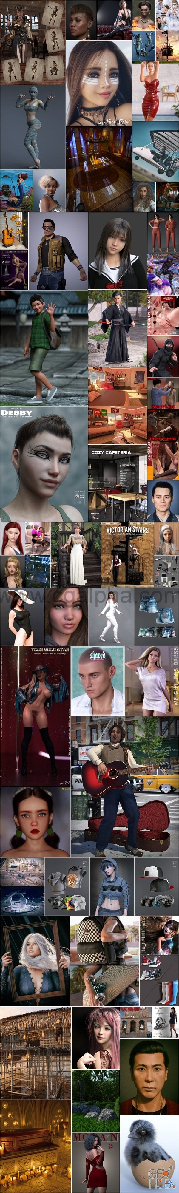 Daz 3D, Poser Bundle 2 November 2021