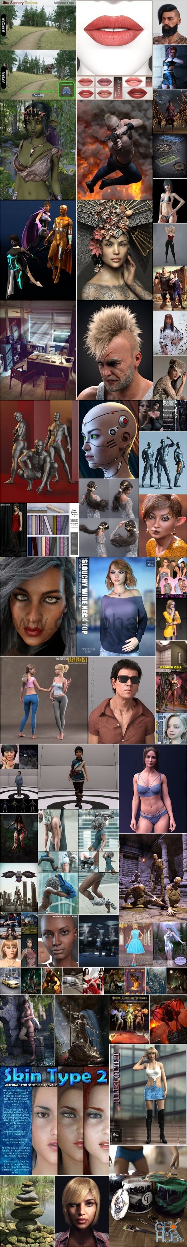 Daz 3D, Poser Bundle 1 November 2021