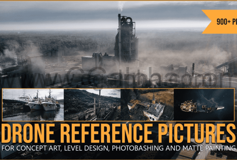 900张无人机视角俯瞰参考图片