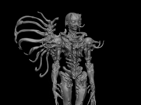 ZBrush教程 – 异形生物雕刻艺术大师级工作流教程