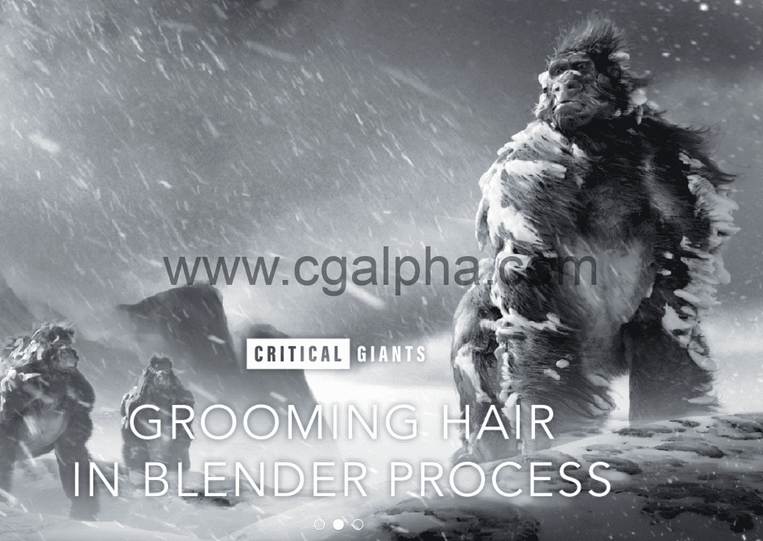 Blender教程 – Blender中的毛发梳理 Grooming Hair In Blender Process