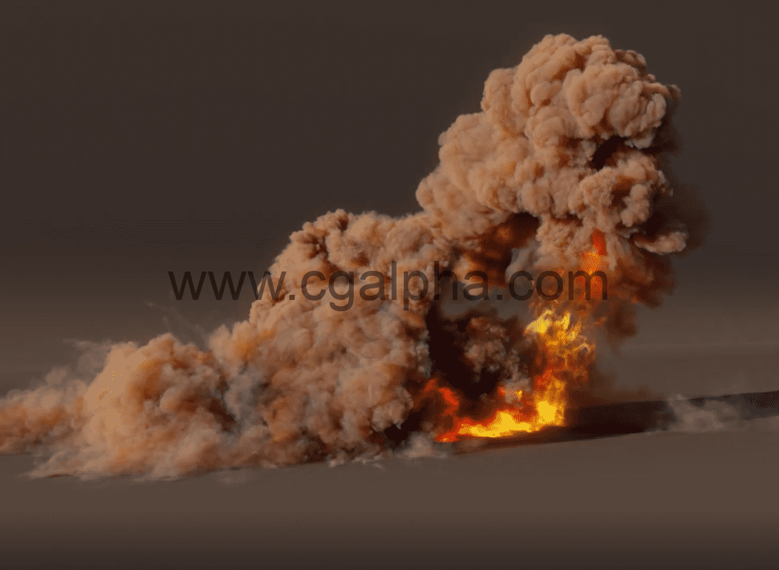 10种VDB序列素材爆炸特效动画元素 VDB格式