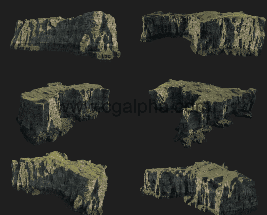 【中文字幕】Houdini教程 – 程序化山崖悬崖峭壁 Procedural Cliffs with SideFX houdini