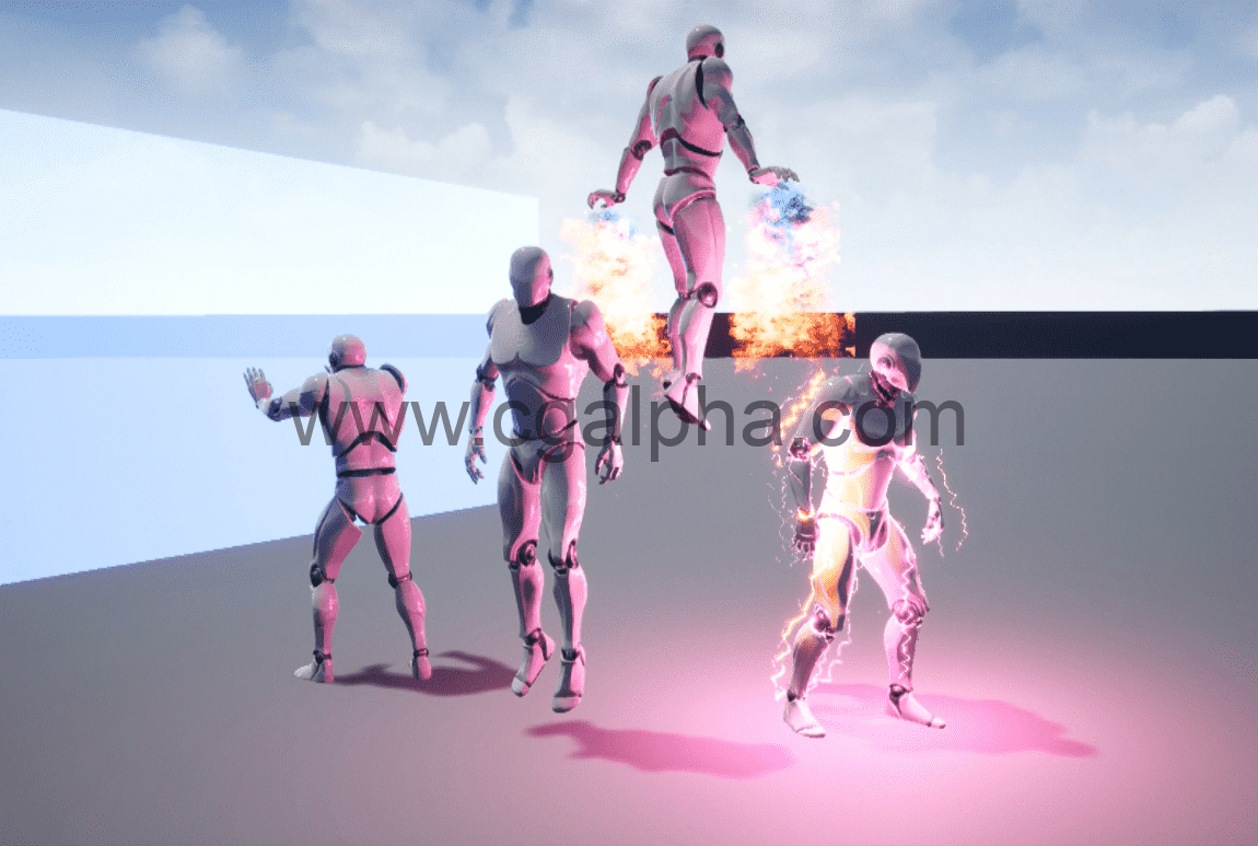 【UE4】超能力特效资产 Super Powers