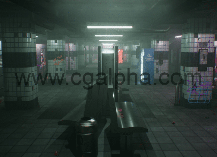 【UE4】地铁站 Subway Station