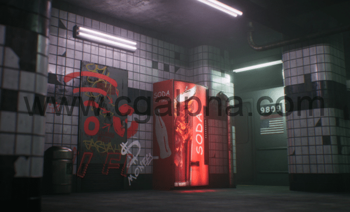 【UE4】地铁站 Subway Station