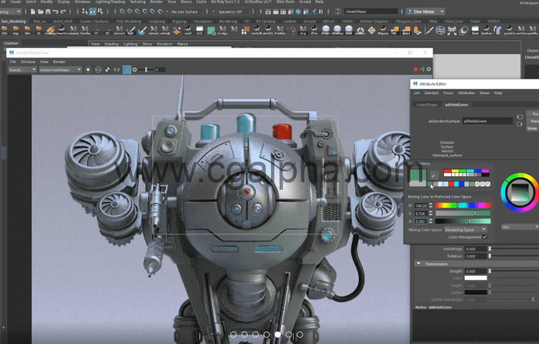 Maya无人机3D模型硬表面建模 Medical Drone 3d modeling Hard Surface Tutorial