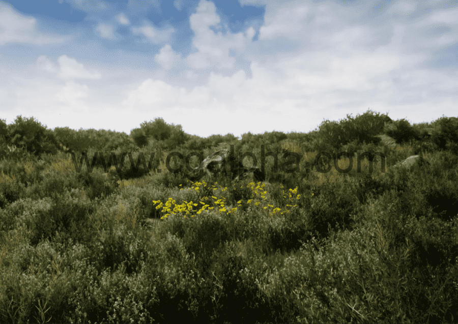 【UE4】花草植物 Light Foliage