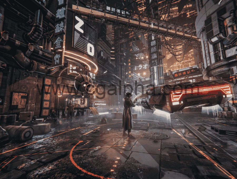 Unity – 赛博朋克素材包 The Hunt – Cyberpunk Pack