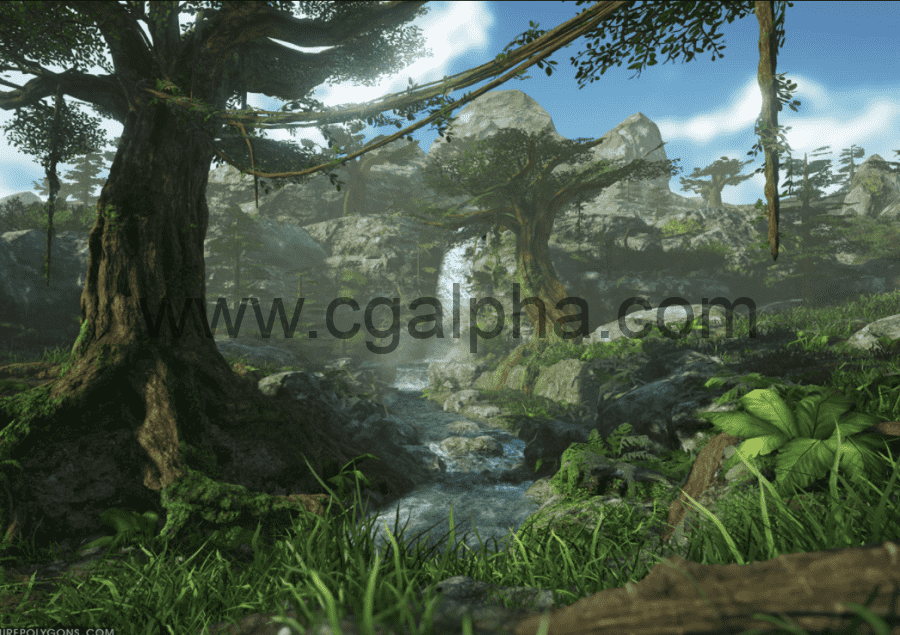 UE4插件 – 程序化自然环境 Procedural Nature Pack Vol 1