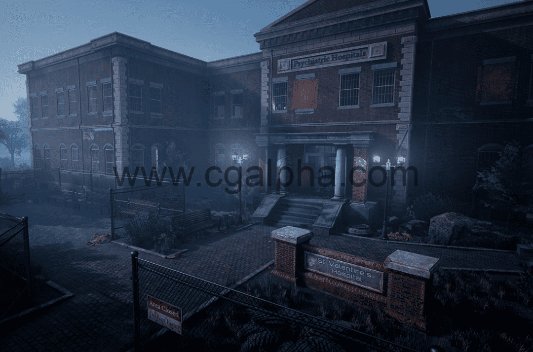 【UE4】Abandoned Psychiatric Hospital 废弃的精神病院