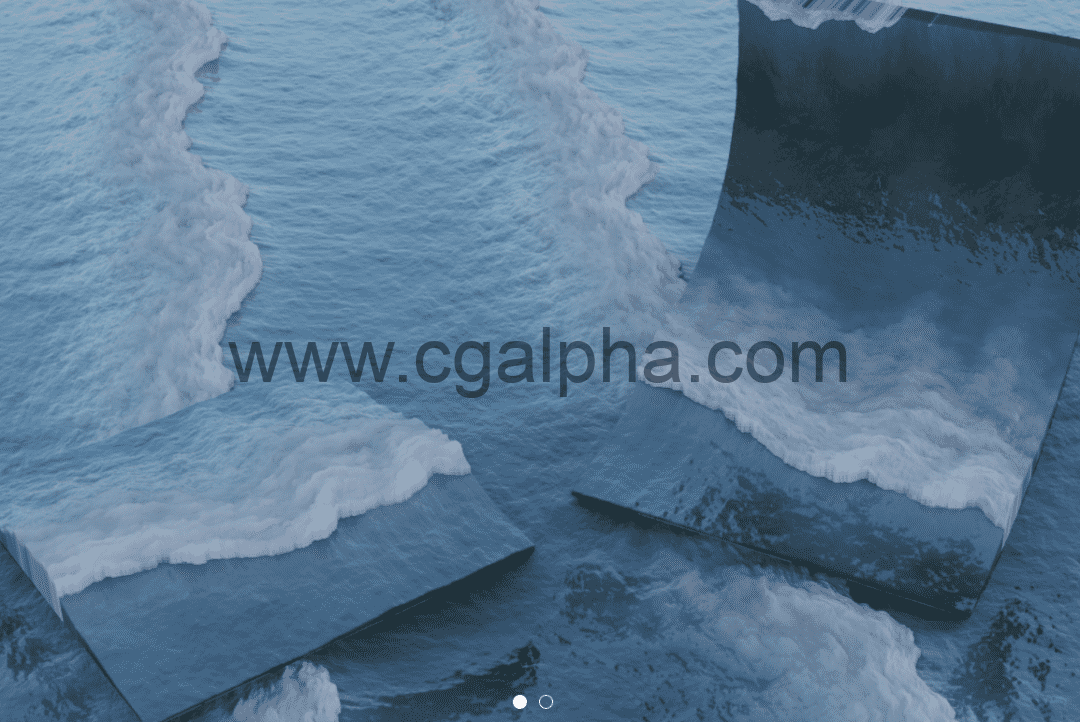 Blender Eevee 的海浪材质球 Ocean Wave Shader For Eevee