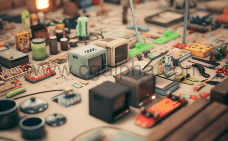 【UE4】风格化道具 Stylized Props 01