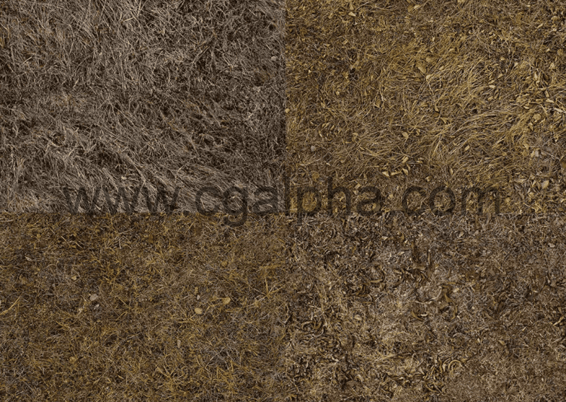 Unity – 干草和泥纹理 Dry Grass and Mud Photo-Texture