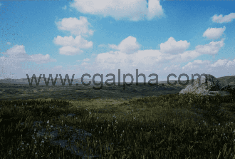 【UE4】荒野资产包 Moorlands Pack – Brushify