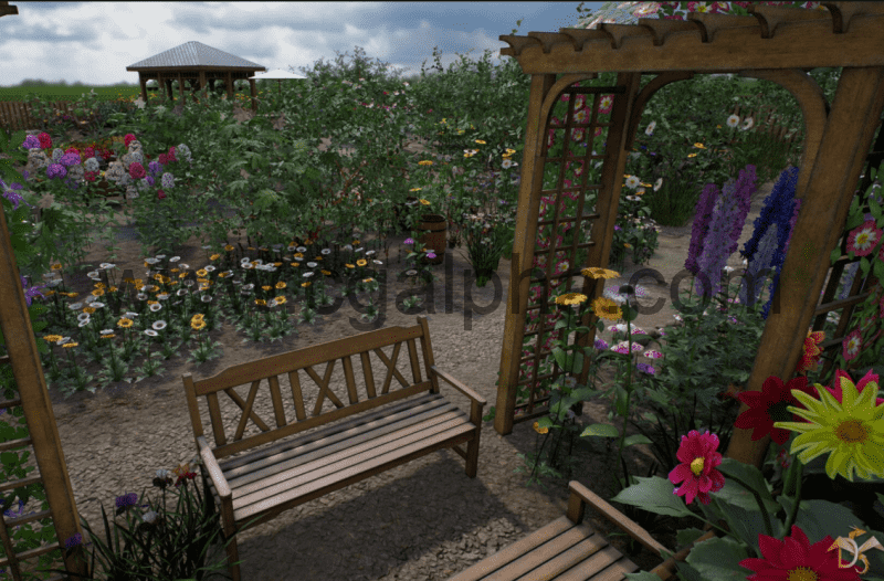 【UE4】花草自然包 Flowers and Plants Nature Pack