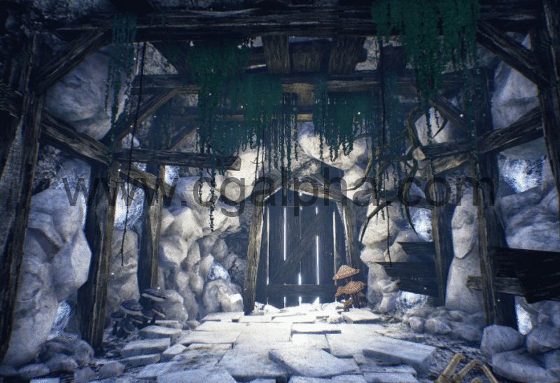 【UE4】洞穴场景资产 The Caves