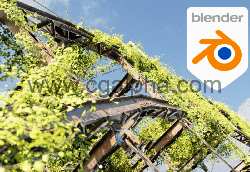 Blender插件 – 藤蔓插件 Ivy Generator Geometry Nodes