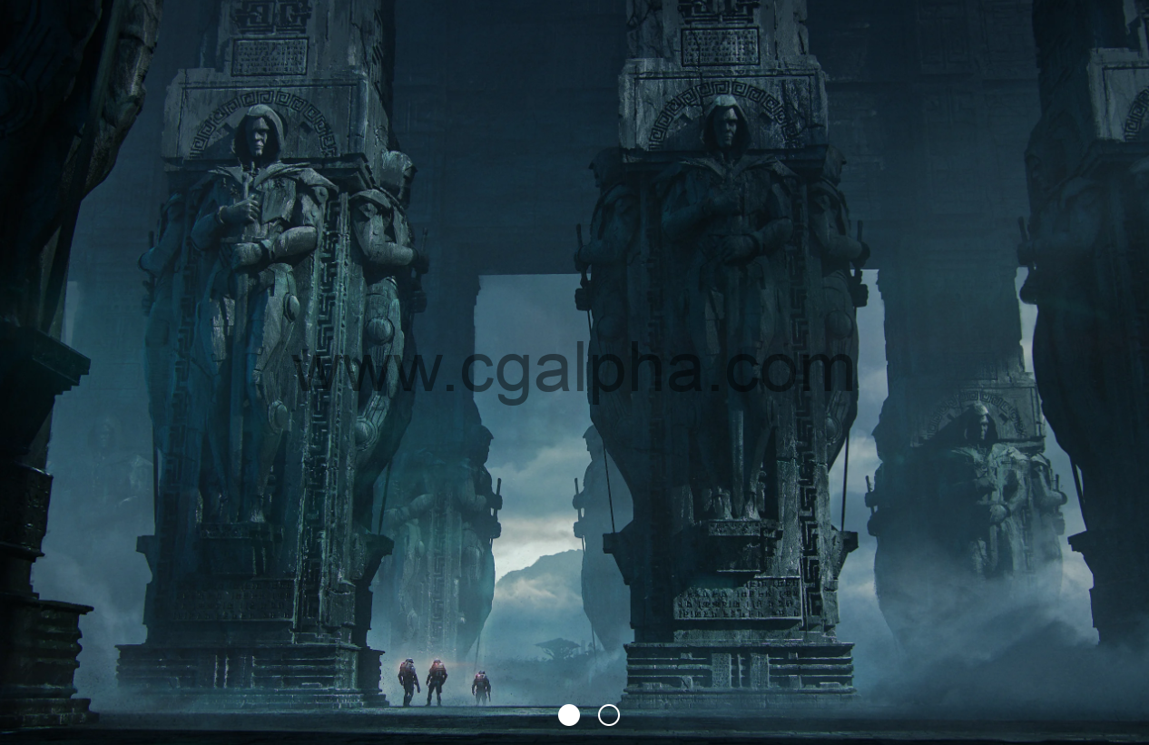 Blender工程 – 古代文明遗址 Ruins of an ancient civilization