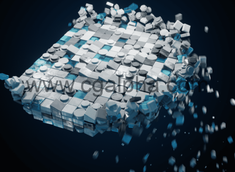 Blender工程 – 乐高组件特效